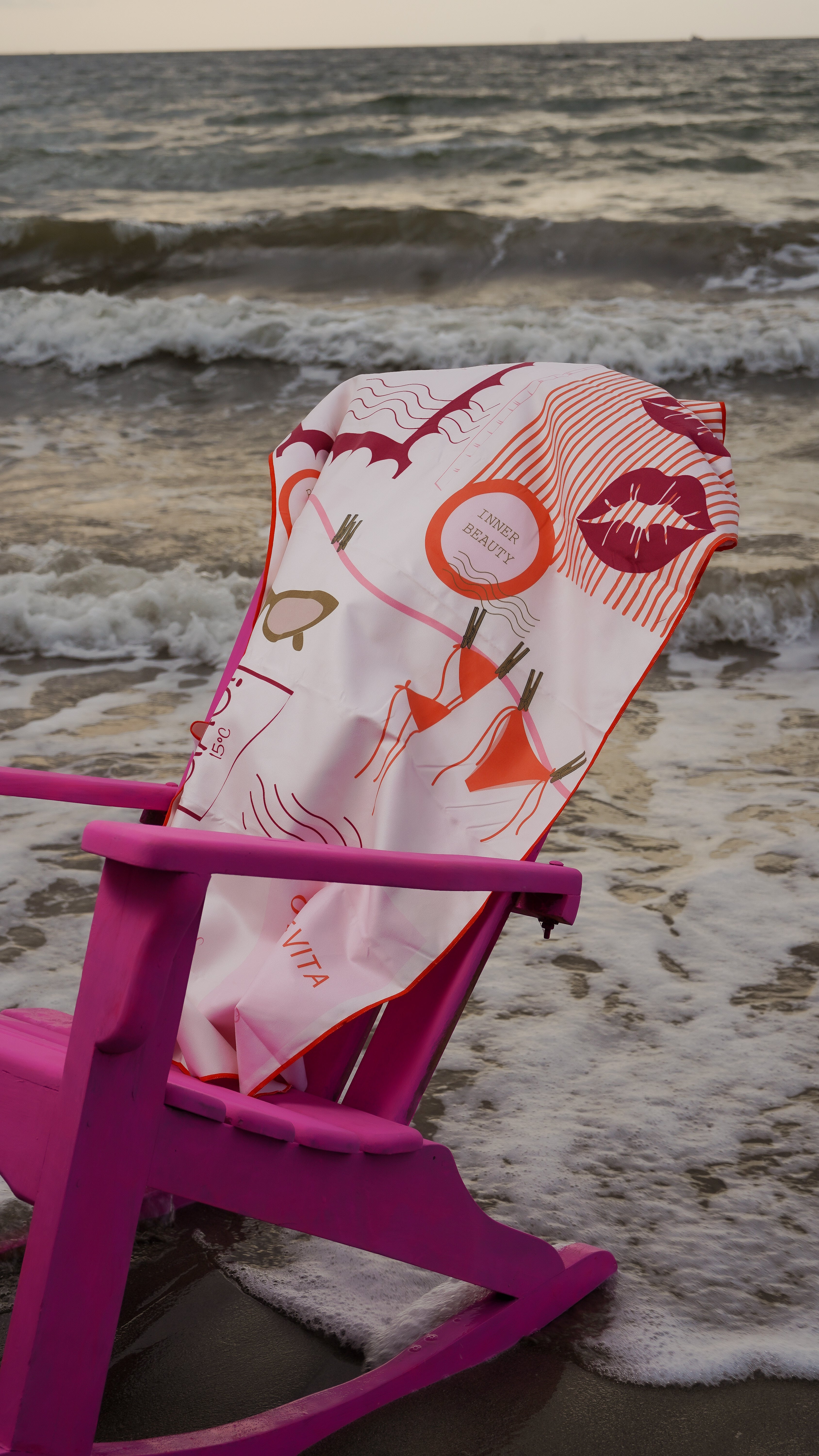 Toalla Lips on the Beach
